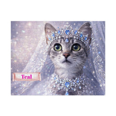 Princess Cat Jigsaw Puzzle with Tin (10"x8")
