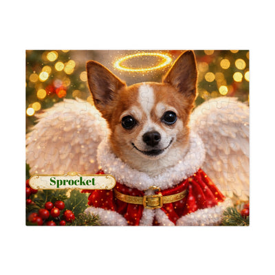 Angel Dog Jigsaw Puzzle with Tin (10