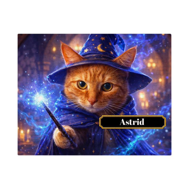 Magic Cat Jigsaw Puzzle with Tin (10