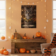 Herb Apothecary Cat - Canvas