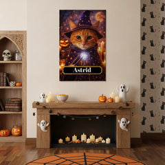 Wizard Cat Canvas Portrait