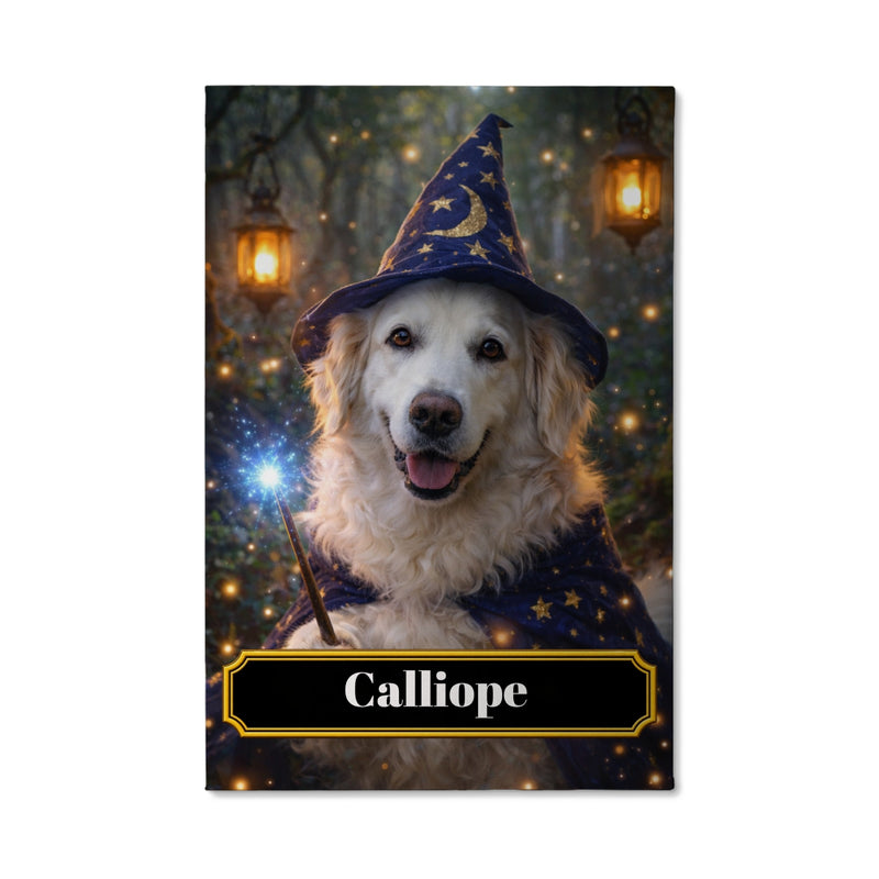 Wizard Dog Canvas Portrait