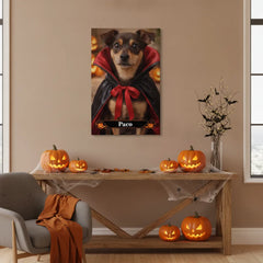 Cutie Vampire Dog - Canvas