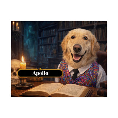 The Distinguished Professor Dog Jigsaw Puzzle with Tin (10