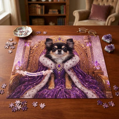 Princess Dog Jigsaw Puzzle with Tin (10"x8")