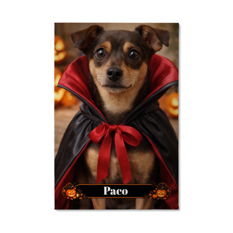 Cutie Vampire Dog - Canvas