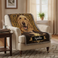 The Great Dogsby Gentledogs- Heirloom Woven Blanket (60" x 80")