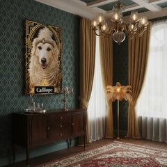 The Great Dogsby Lady Canvas Portrait