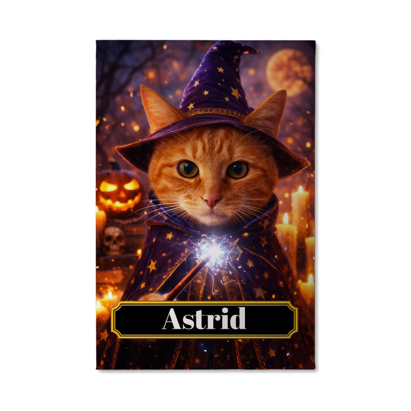 Wizard Cat Canvas Portrait