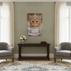 Princess Cat Gallery Canvas Portrait