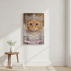 Princess Cat Gallery Canvas Portrait