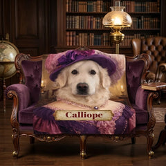 Fancy Lady Dog Arctic Fleece Blanket