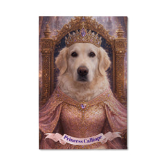 Princess Dog Royal Canvas Portrait