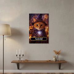Wizard Cat Canvas Portrait